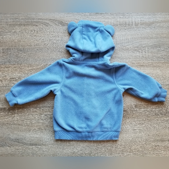 2011 vguc Gymboree 18-24 months fleece zip-up hoodie "Snow Bear" line - Picture 6 of 7